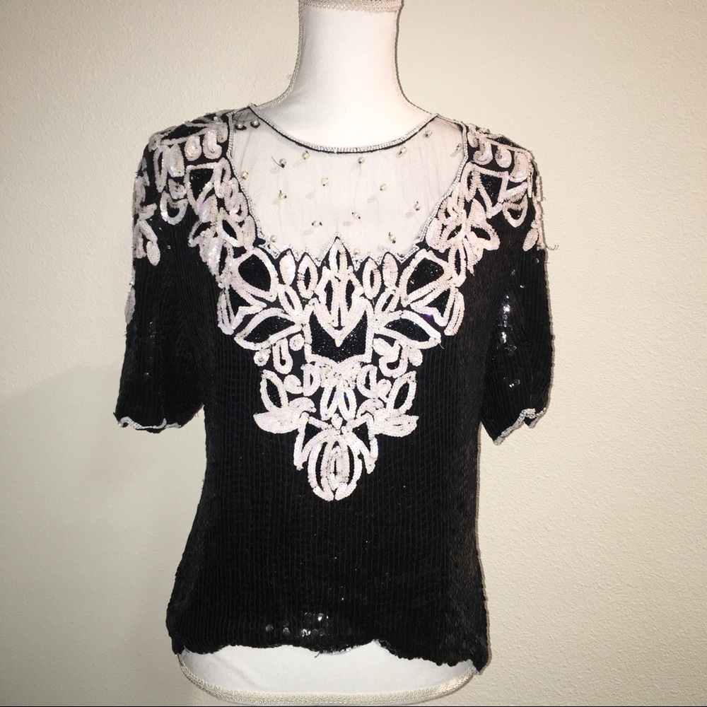 Vintage Sequin Top